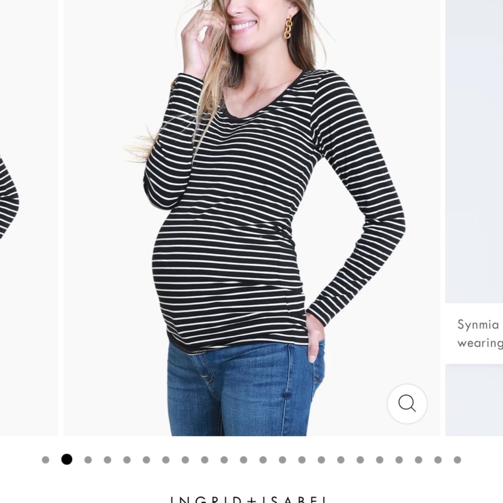 Ingrid & Isabel maternity top